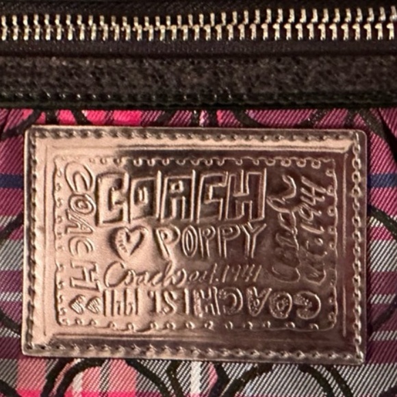 Coach Poppy Plaid Wristlet, EUC - Picture 8 of 8